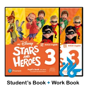 کتاب my disney stars and heroes 3 british