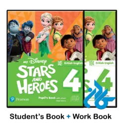 کتاب my disney stars and heroes 4 british