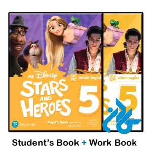کتاب my disney stars and heroes 5 british
