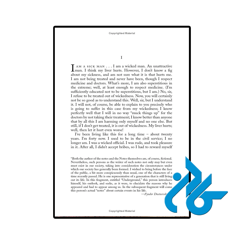 عکس کتاب notes from underground