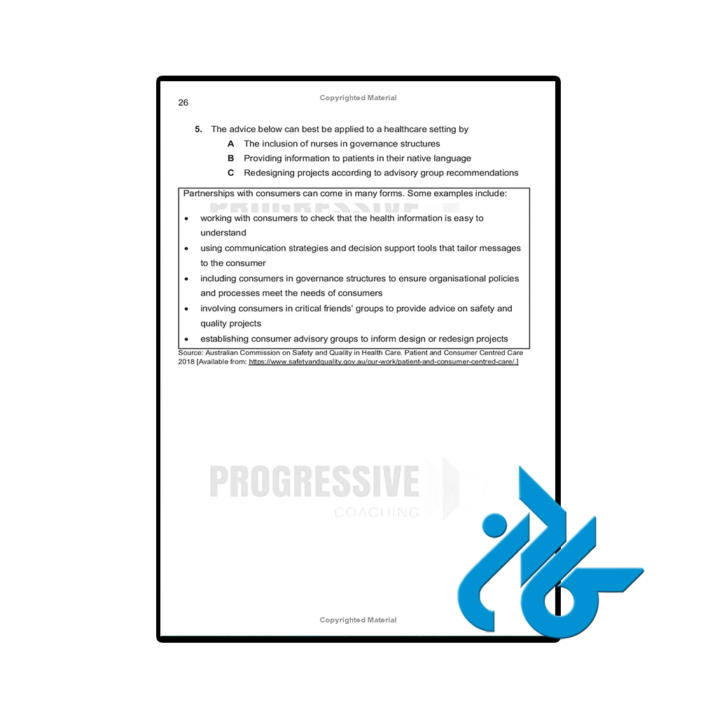 عکس کتاب oet preparation book reading sub test volume 1