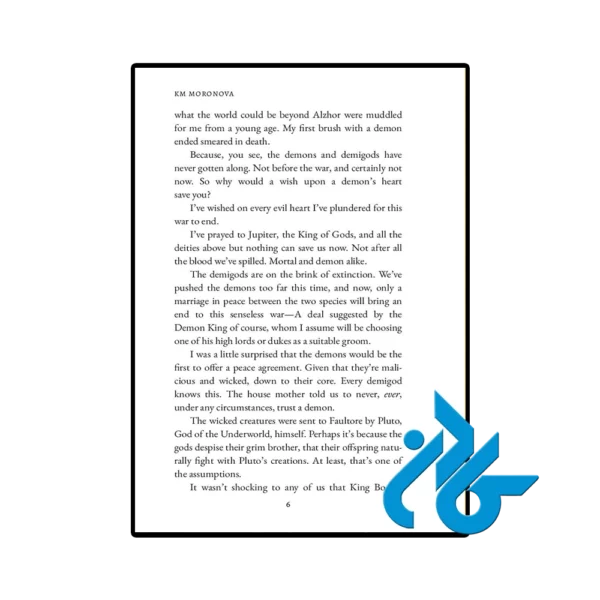 کتاب Once Upon a Demons Heart (رمان روزی روزگاری قلب یک شیطان) - تصویر 3