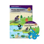 تصویر جلد و سی دی کتاب Phonics Storybook 3 Consonant Clusters