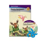 تصویر جلد و سی دی کتاب Phonics Storybook 5 Long Vowels and tion