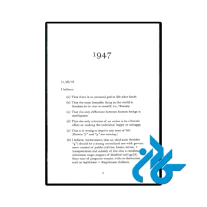 نمونه عکس صفحه اول کتاب Reborn Journals and Notebooks 1947 1963