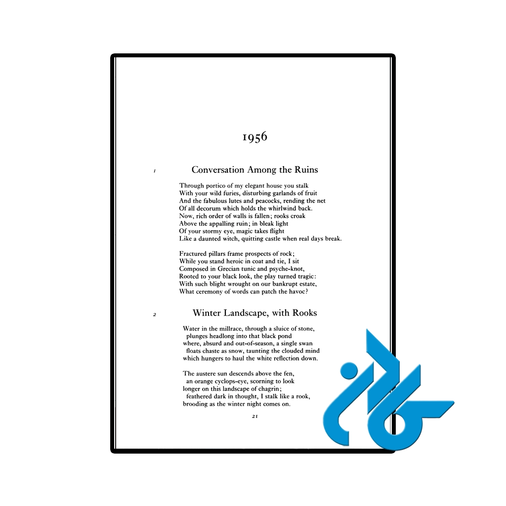 نمونه عکس صفحه اول کتاب The Collected Poems