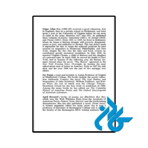 نمونه عکس صفحه اول کتاب The Complete Poetry of Edgar Allan Poe