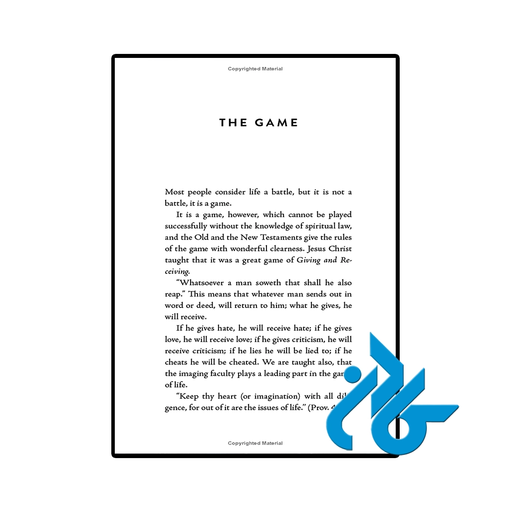 عکس کتاب the game of life and how to play it