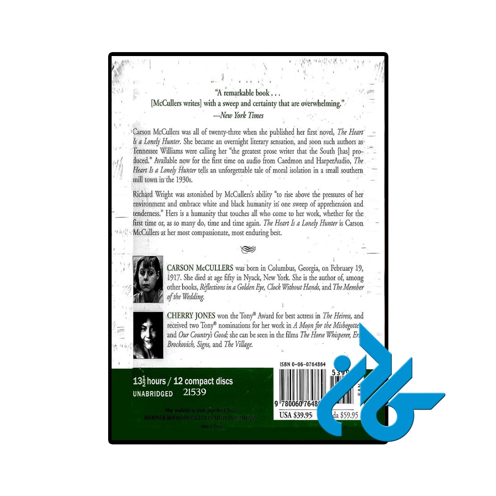 The Heart Is A Lonely Hunter-pic2 کتاب The Heart Is A Lonely Hunter (رمان قلب یک شکارچی تنهاست) - تصویر 2