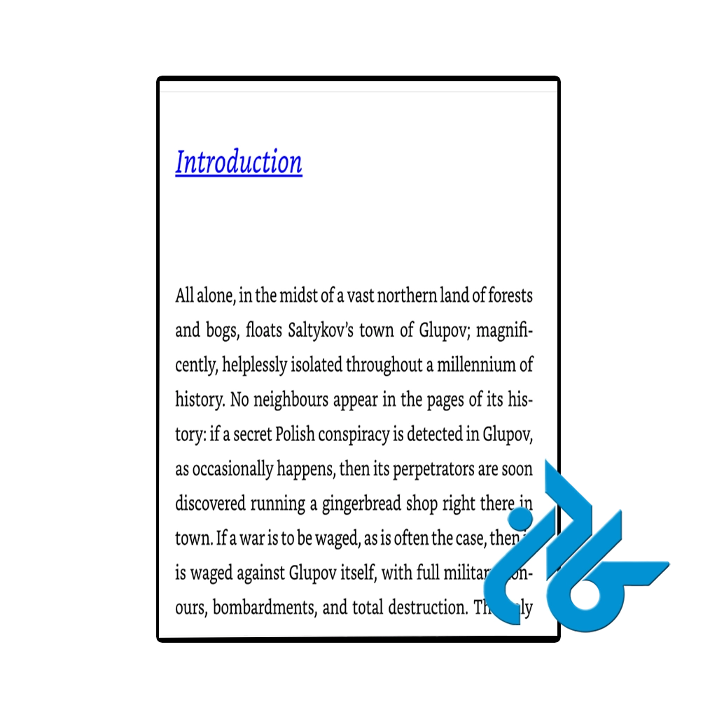 عکس کتاب the history of a town