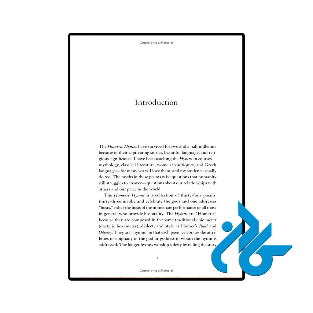 عکس کتاب the homeric hymns