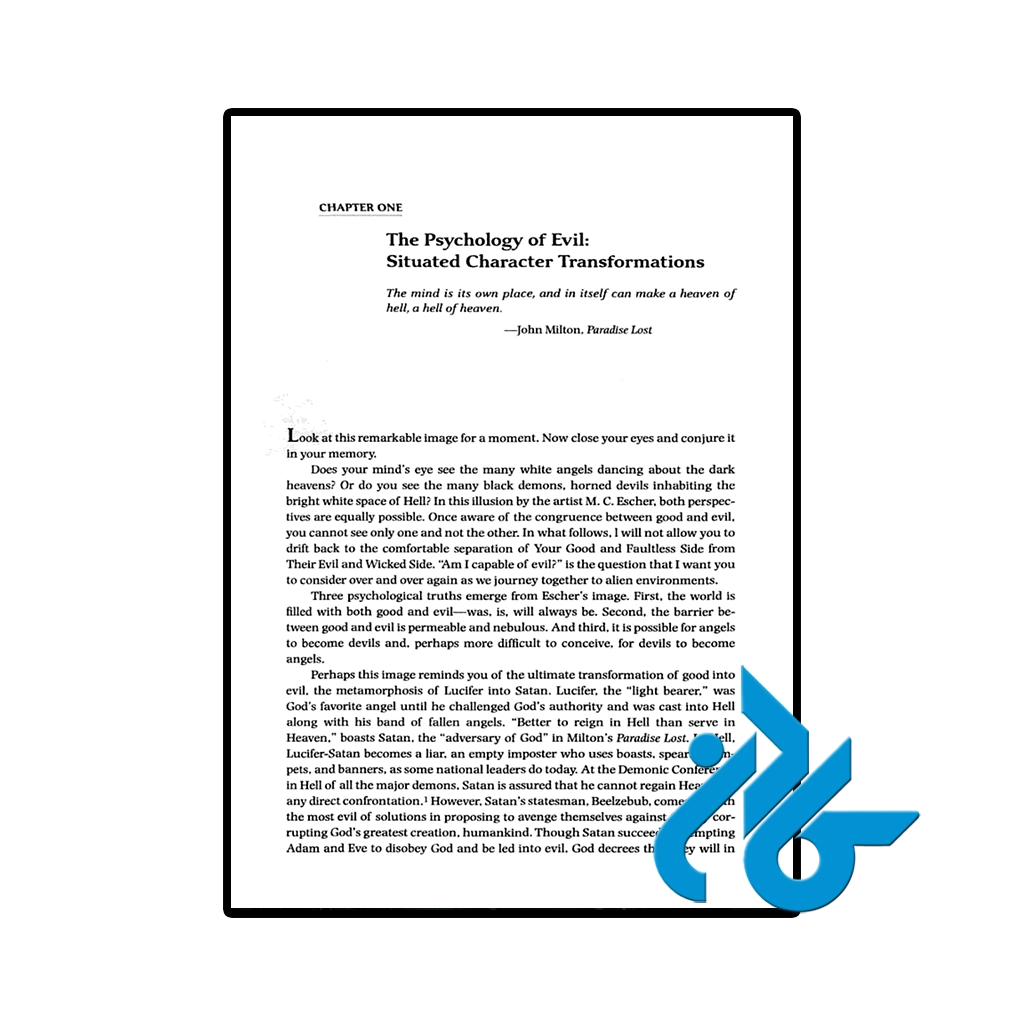 نمونه عکس صفحه اول کتاب The Lucifer Effect