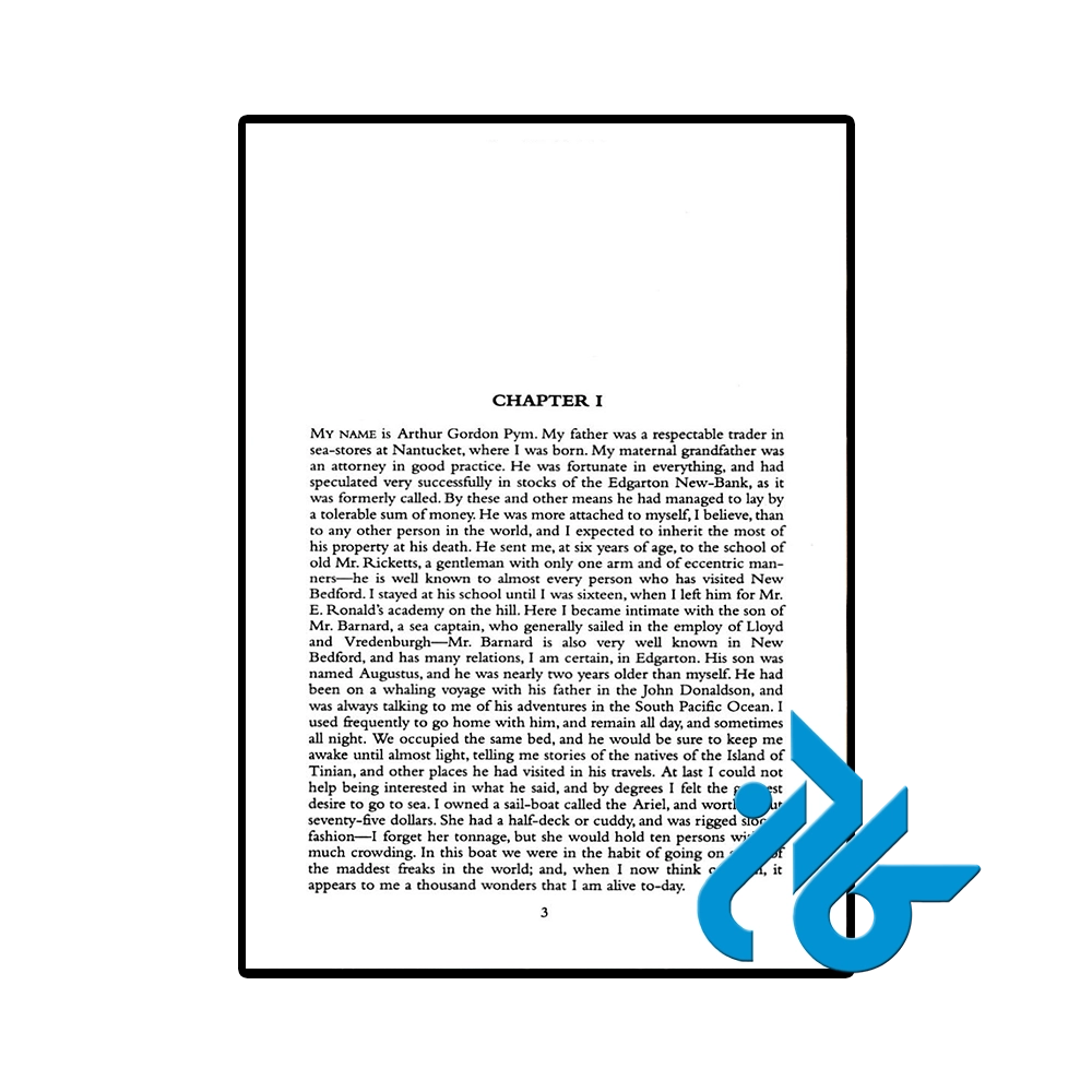 The Narrative of Arthur Gordon Pym of Nantucket-pic2 کتاب The Narrative of Arthur Gordon Pym of Nantucket (رمان روایت آرتور گوردون پیم از نانتاکت) - تصویر 2