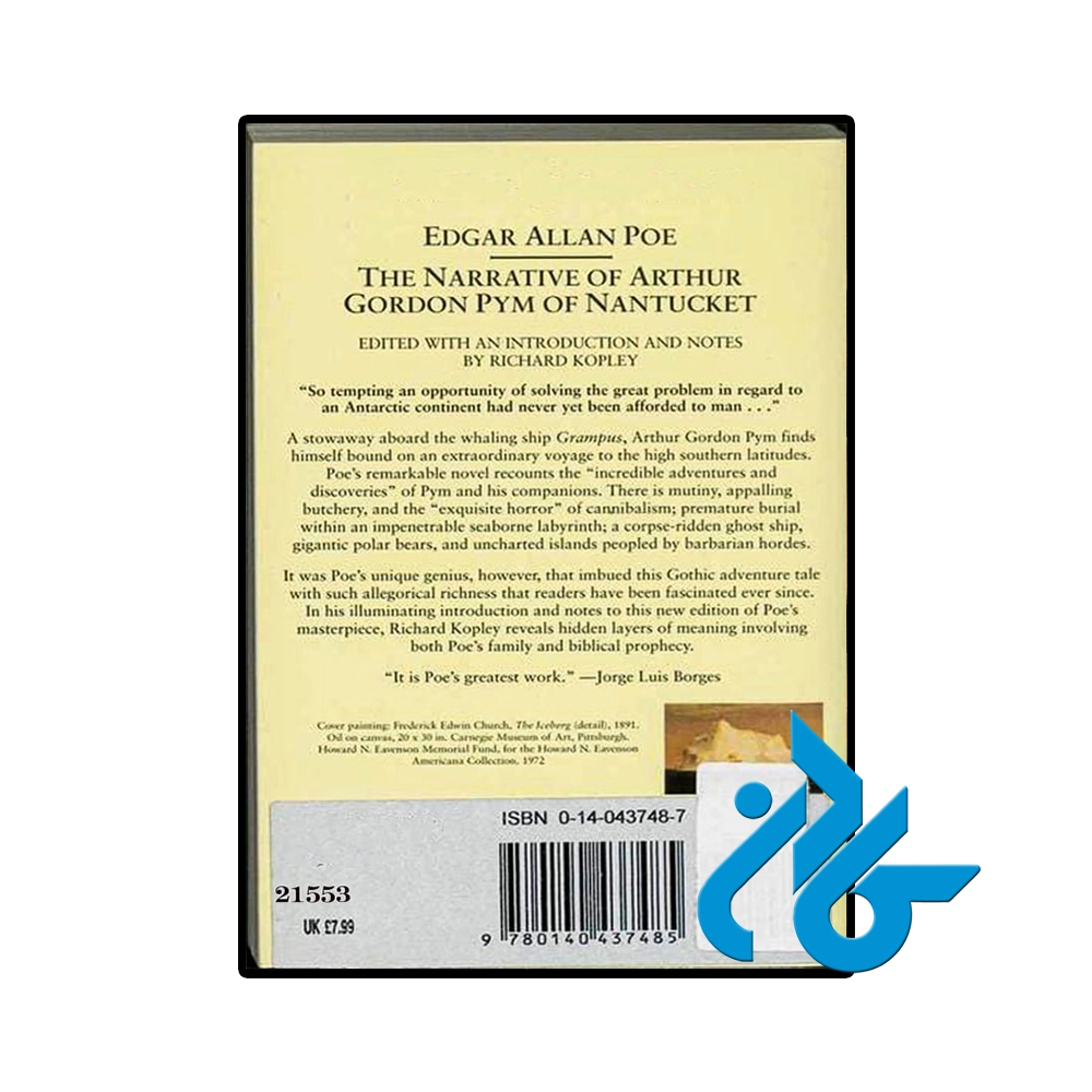 The Narrative of Arthur Gordon Pym of Nantucket-pic4 کتاب The Narrative of Arthur Gordon Pym of Nantucket (رمان روایت آرتور گوردون پیم از نانتاکت) - تصویر 4