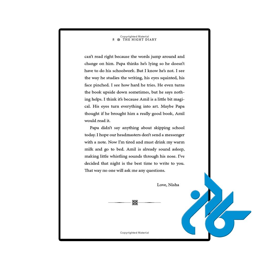 عکس کتاب the night diary