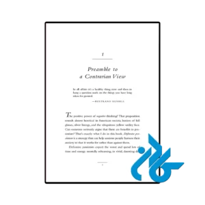 نمونه عکس صفحه اول کتاب The Positive Power Of Negative Thinking