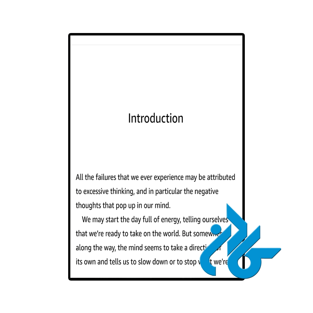 عکس کتاب the practice of not thinking