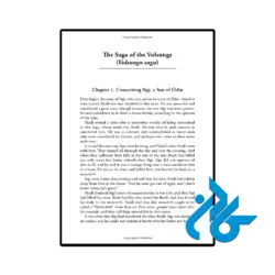 عکس کتاب the saga of the volsungs