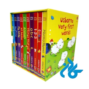 پک 10 جلدی اورجینال مجموعه آزبورن وری فرست وردز usborne very first words collection