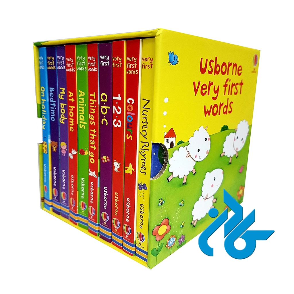 پک 10 جلدی اورجینال مجموعه آزبورن وری فرست وردز usborne very first words collection