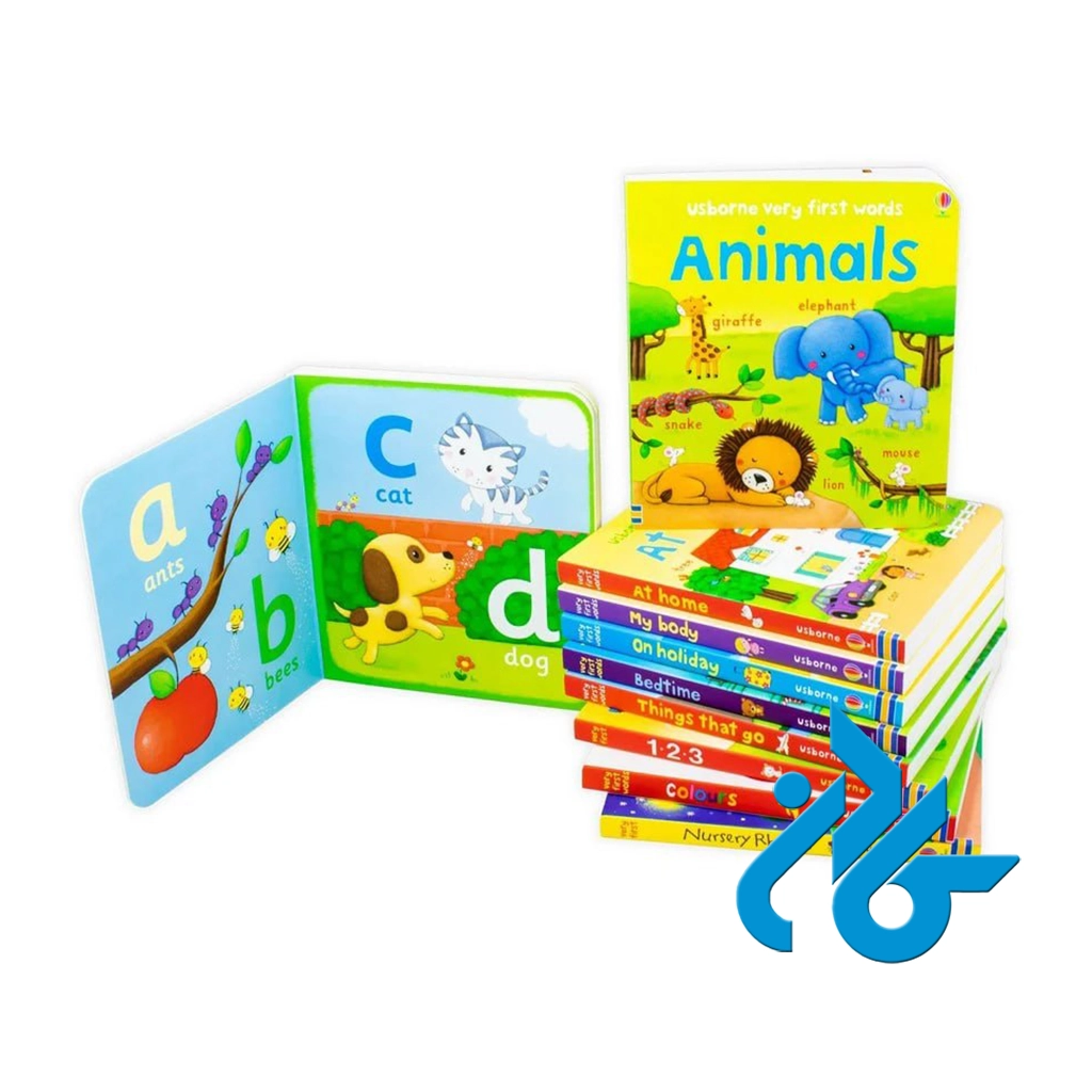 عکس پک 10 جلدی اورجینال مجموعه آزبورن وری فرست وردز usborne very first words collection