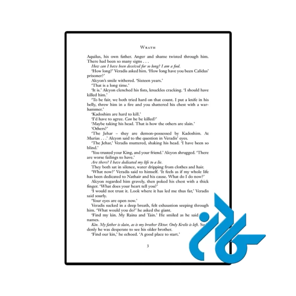کتاب Wrath (رمان خشم) - تصویر 4