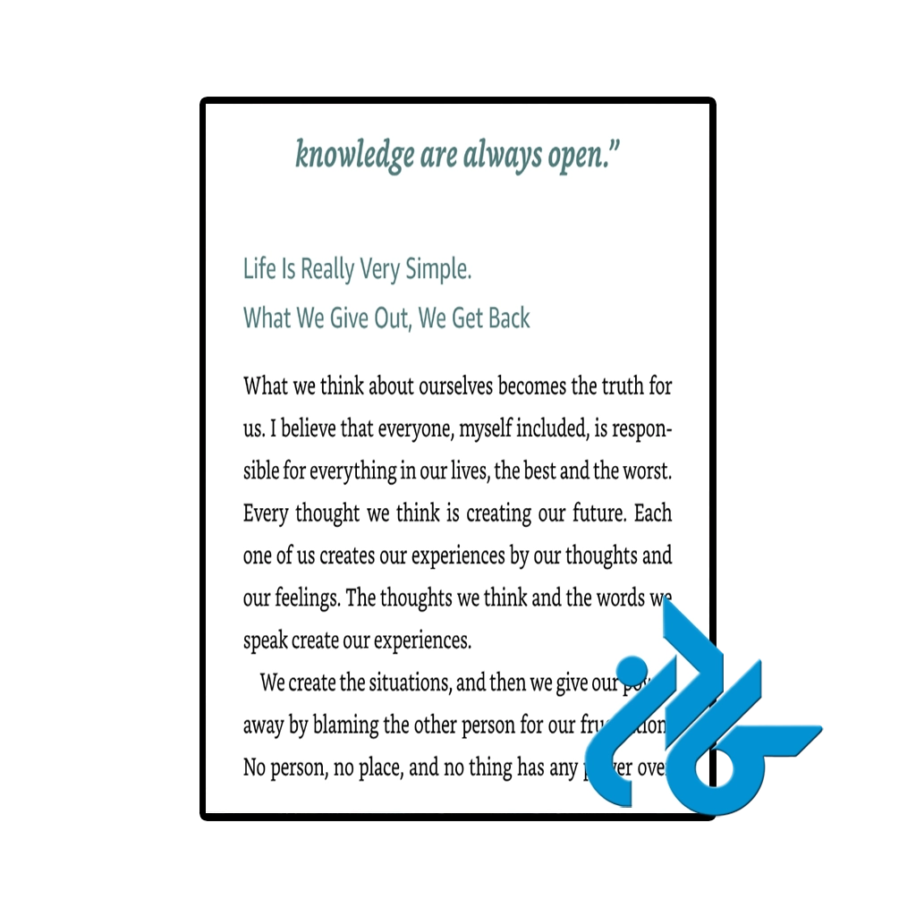 عکس کتاب you can heal your life