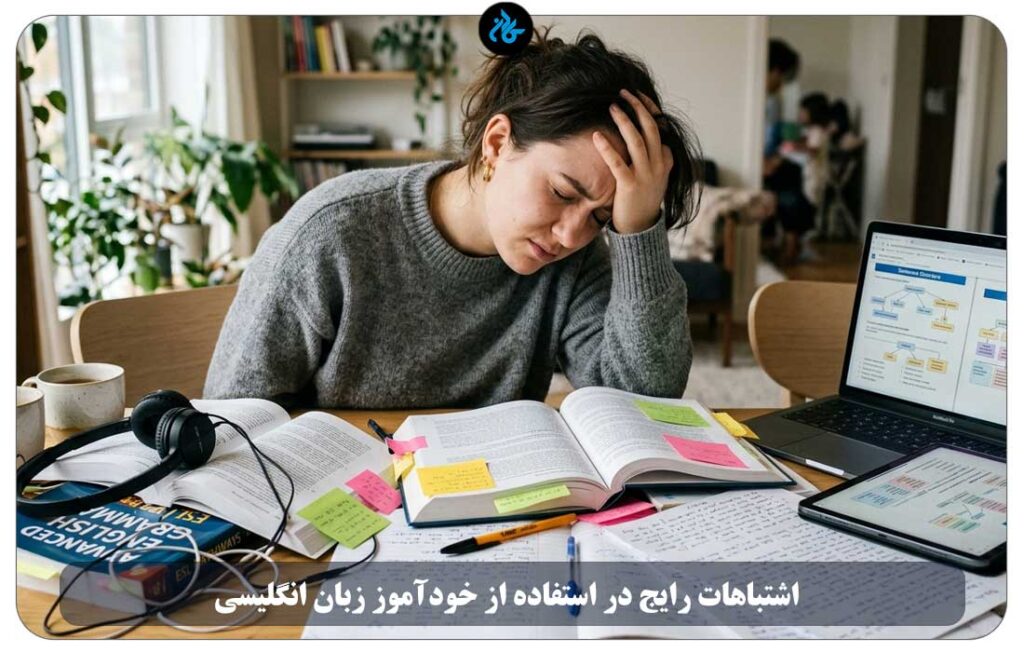 اشتباهات رایج در استفاده از خودآموز زبان انگلیسی