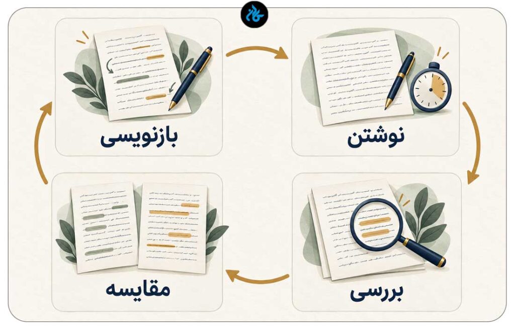 نمونه essay را به تمرین بازنویسی تبدیل کنید