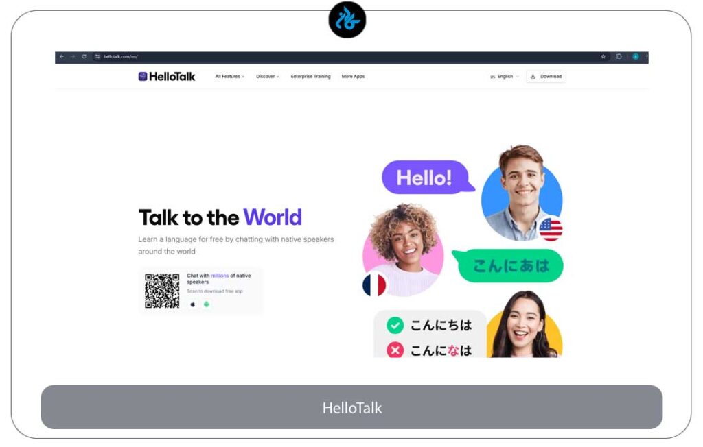 اپلیکیشن HelloTalk