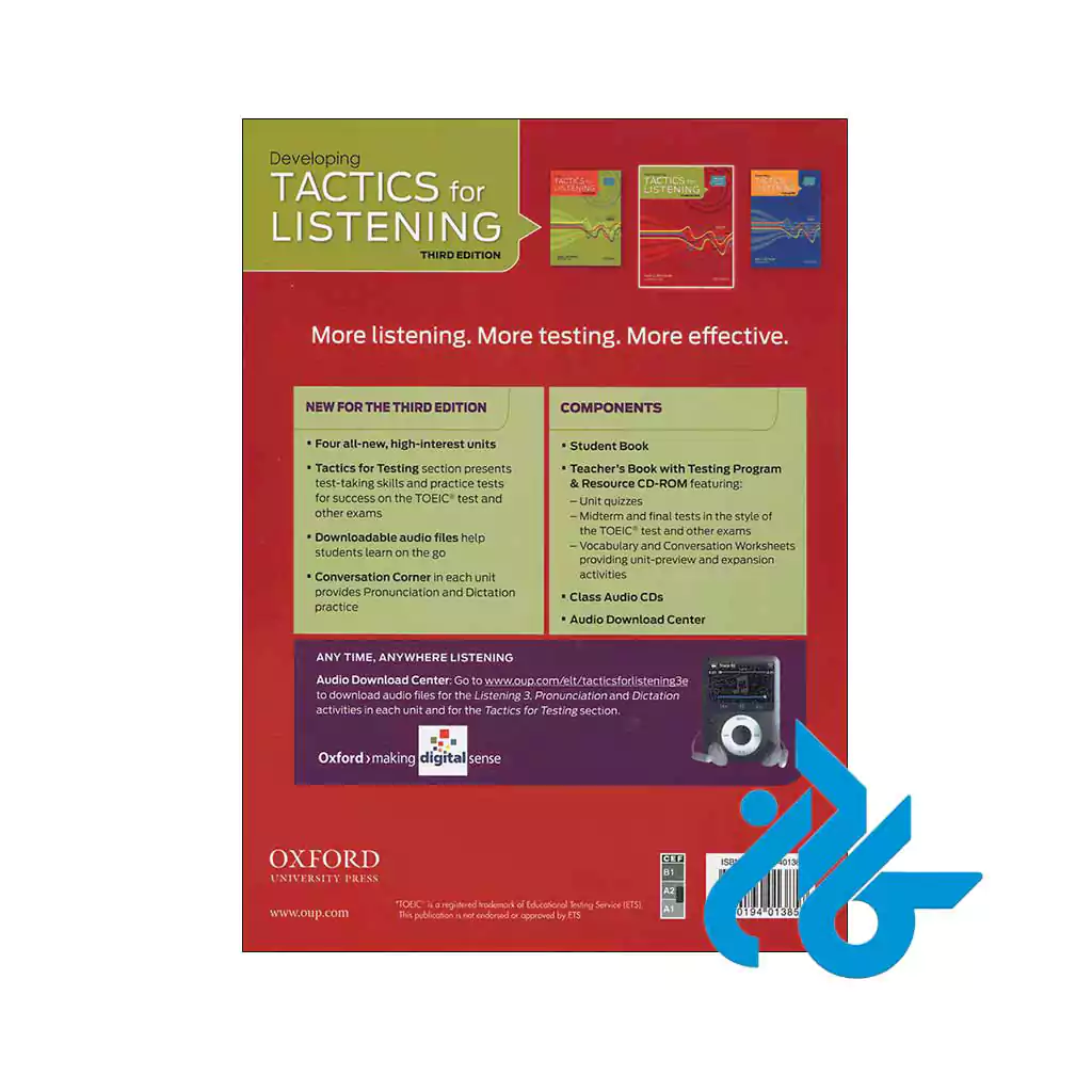 قیمت کتاب Tactics For Listening Developing 3rd
