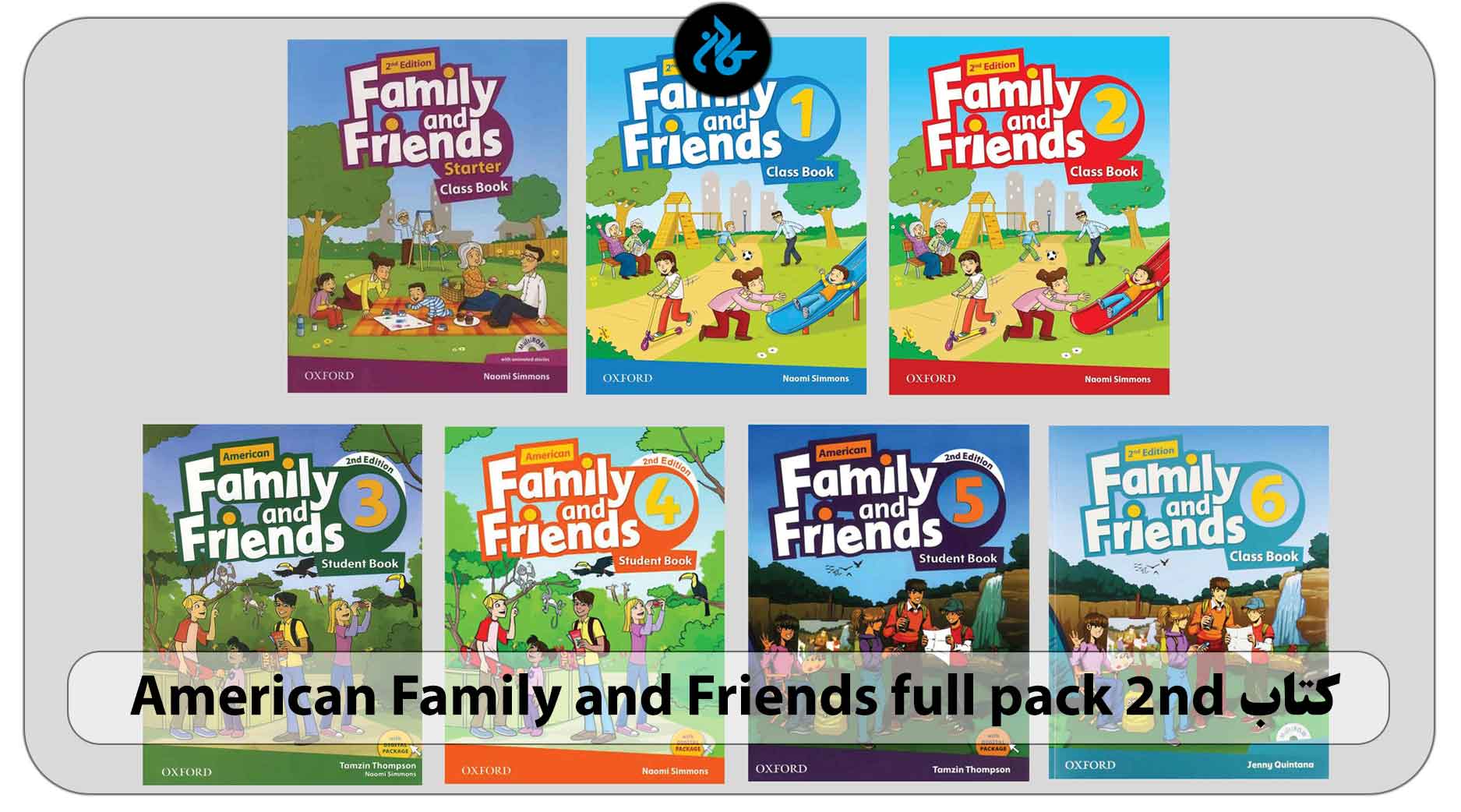 کتاب American Family and Friends full pack 2nd