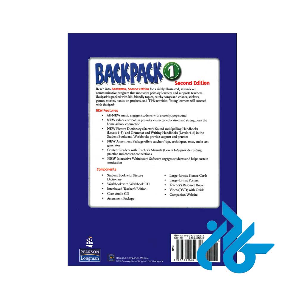 ارسال کتاب backpack 1 2nd