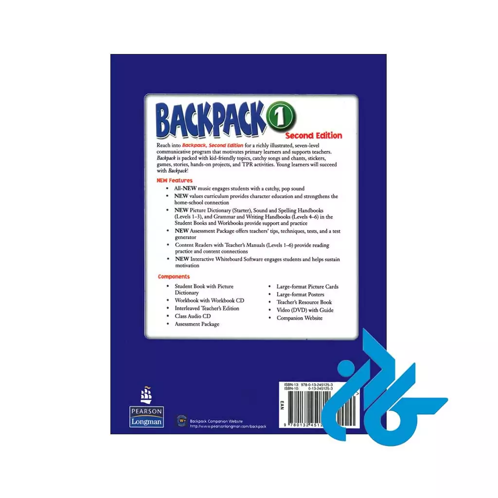 ارسال کتاب backpack 1 2nd