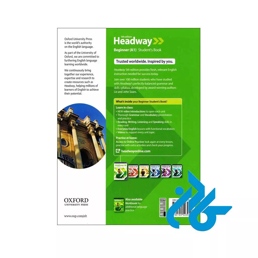 ارسال کتاب Headway beginner 5th